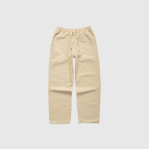 Service Works Canvas Chef Pants - Pale Khaki - Front