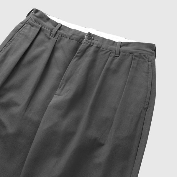 Service Works Canvas Part Timer Pant - Grey - Front Close Up
