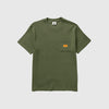 Service Works Waffle Pocket Tee - Olive - Front