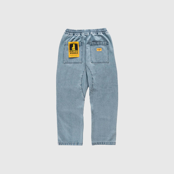 Service Works Denim Chef Pant - Light Wash - Back