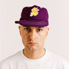 Someday Olde English Ballcap - Violet Purple - Front On Shot