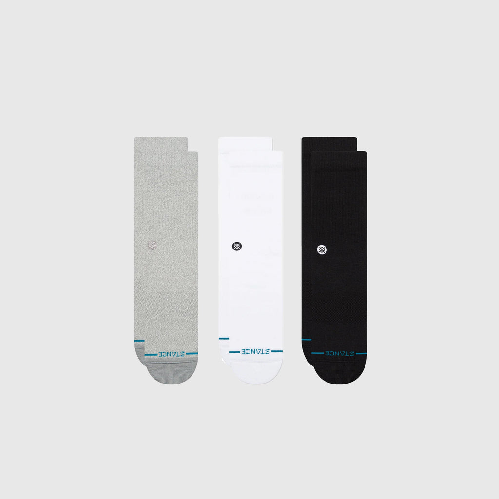 Stance Icon 3 Pack Socks - Multi