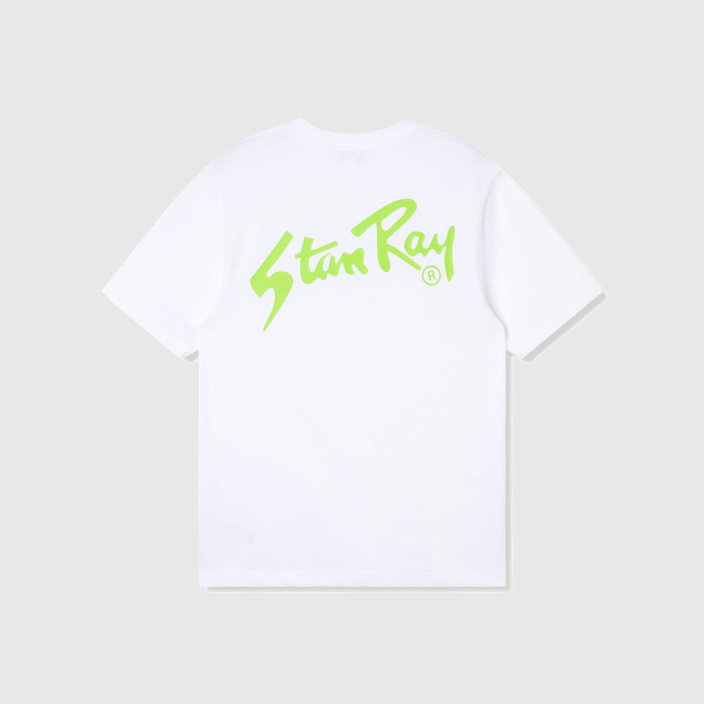 Stan Ray Stan OG Tee - White / Lime Green - Back