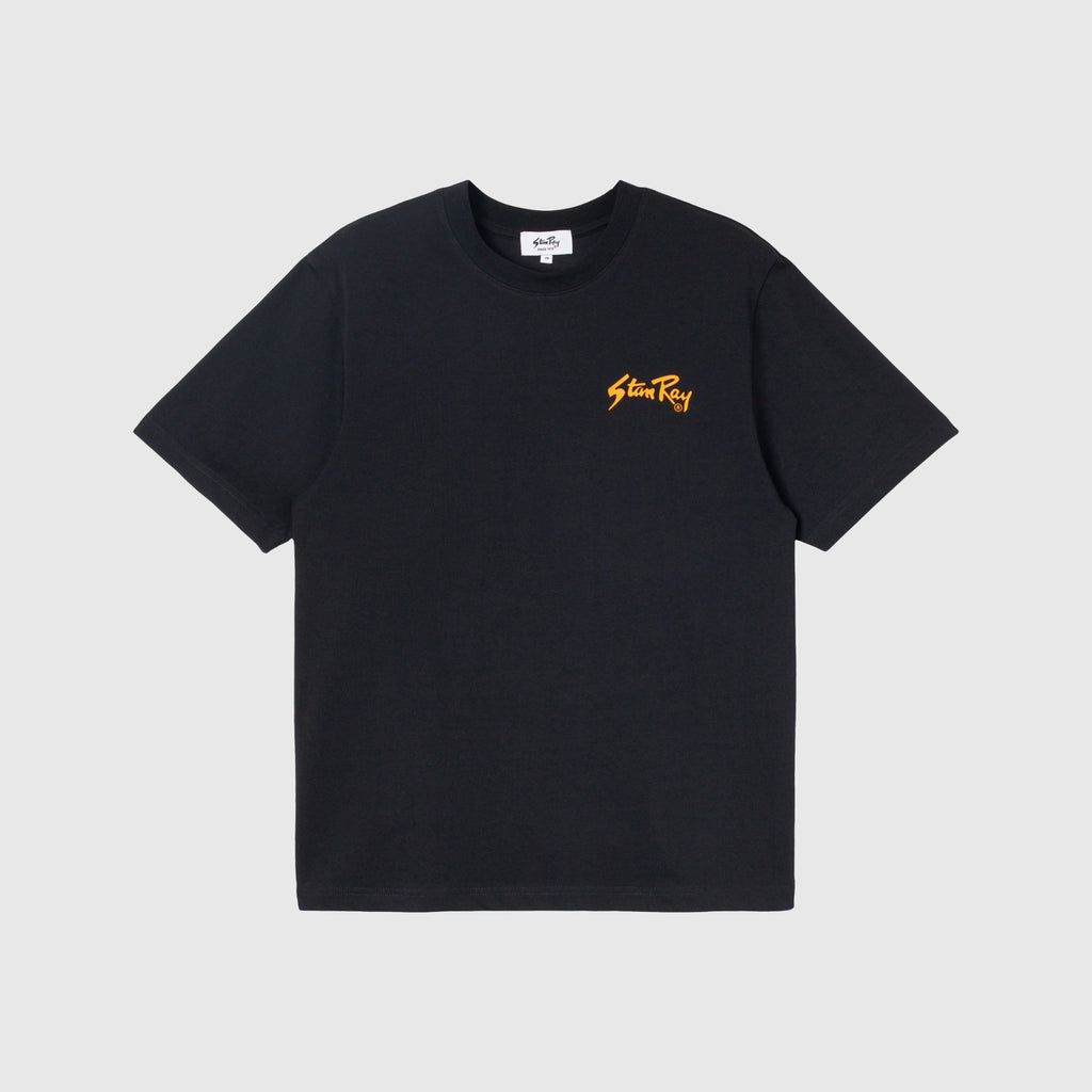 Stan Ray Stan OG Tee - Black / Orange Print - Front