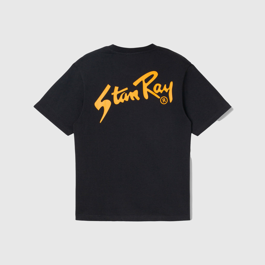 Stan Ray Stan OG Tee - Black / Orange Print - Back