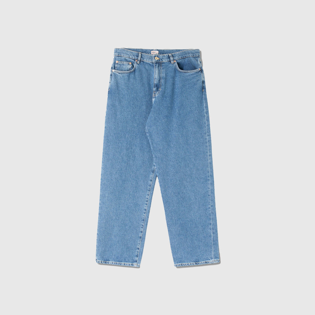 Stan Ray Wide 5 Pant - Heavy Stone Wash Denim - Front