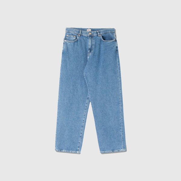 Stan Ray Wide 5 Pant - Heavy Stone Wash Denim - Front