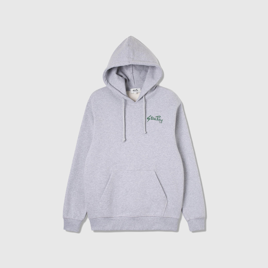 Stan Ray Stan OG Hood - Grey Marl / Green - Front