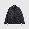 Taion Military HI Neck W-ZIP Down Jacket - Black - Front