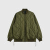 Taion Military MA-1 Down Jacket - Dark Olive - Front