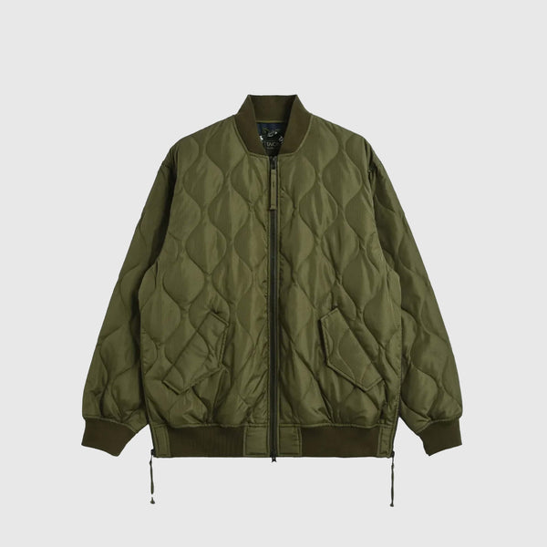 Taion Military MA-1 Down Jacket - Dark Olive - Front