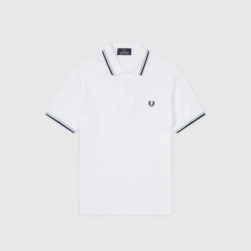 Fred Perry Twin Tipped Fred Perry Shirt - White - Front