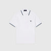 Fred Perry Twin Tipped Fred Perry Shirt - White - Front