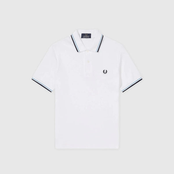 Fred Perry Twin Tipped Fred Perry Shirt - White - Front