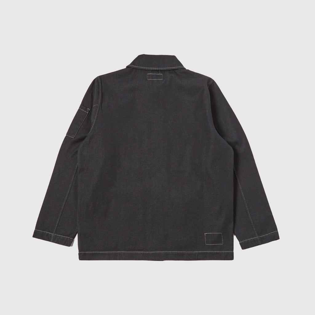 Universal Works Coverall Jacket - Black - Back