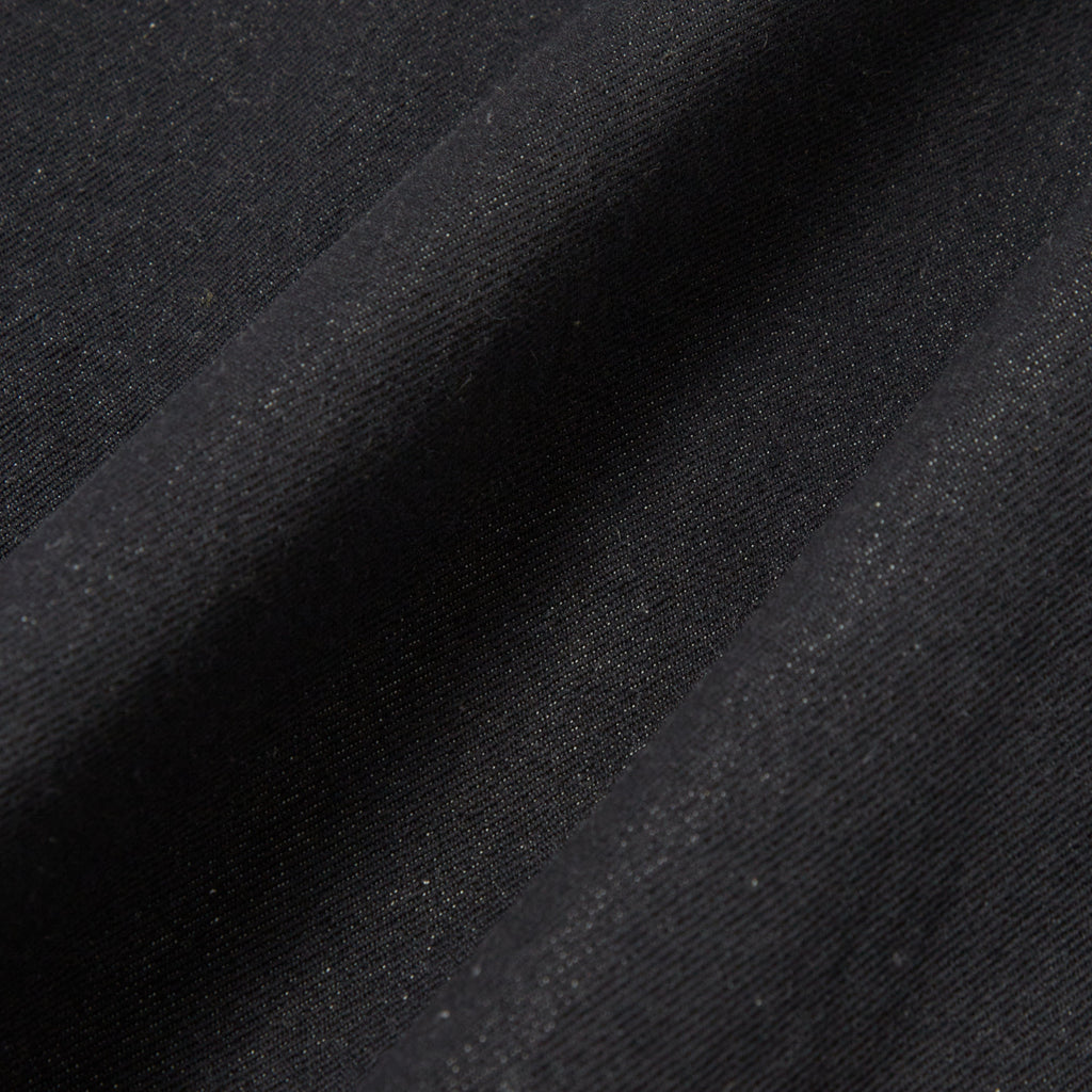 Universal Works Coverall Jacket - Black - Close Up