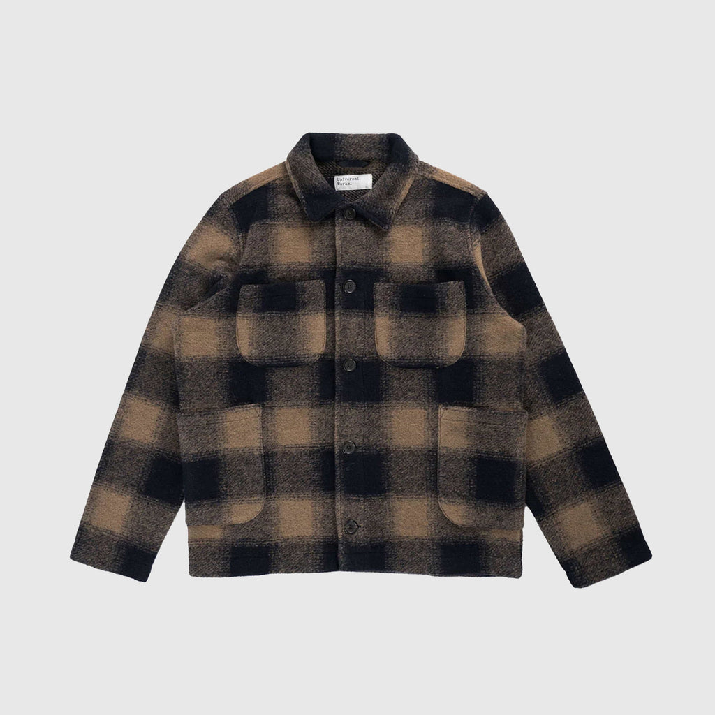 Universal Works Lumber Jacket - Navy - Front