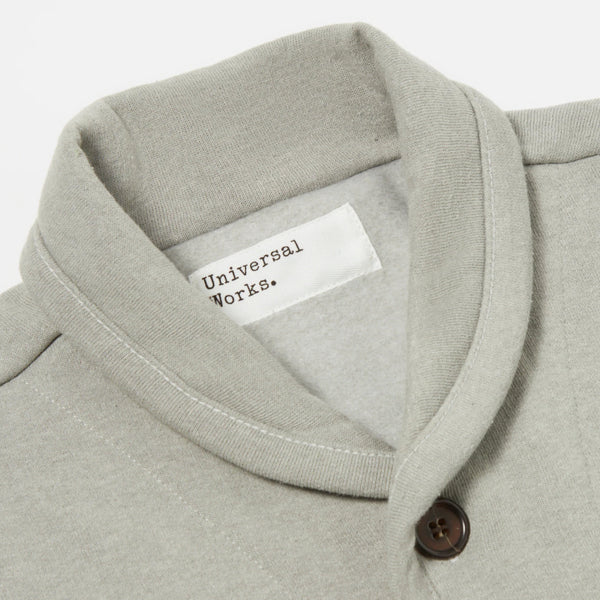 Universal Works Lancaster Jacket - Grey Marl - Front Close Up