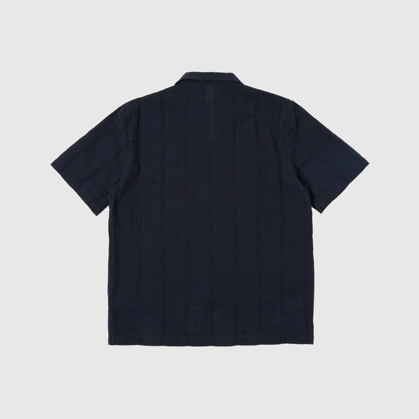 Universal Works Sal Road Shirt - Navy - Back