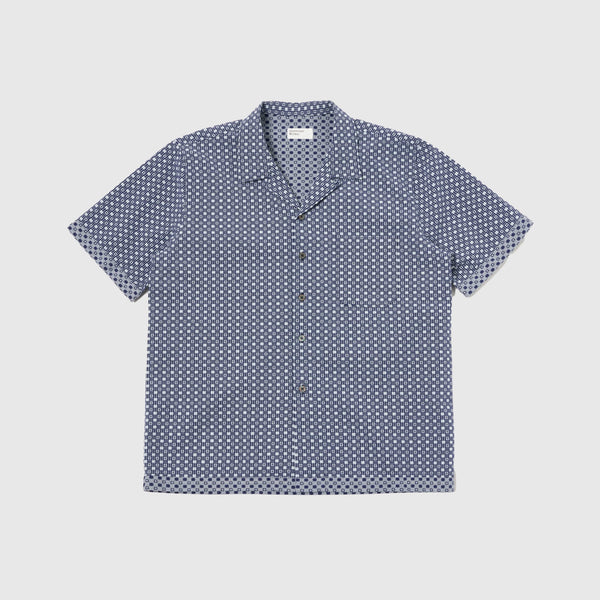 Universal Works Dean Road Shirt - Navy - Front