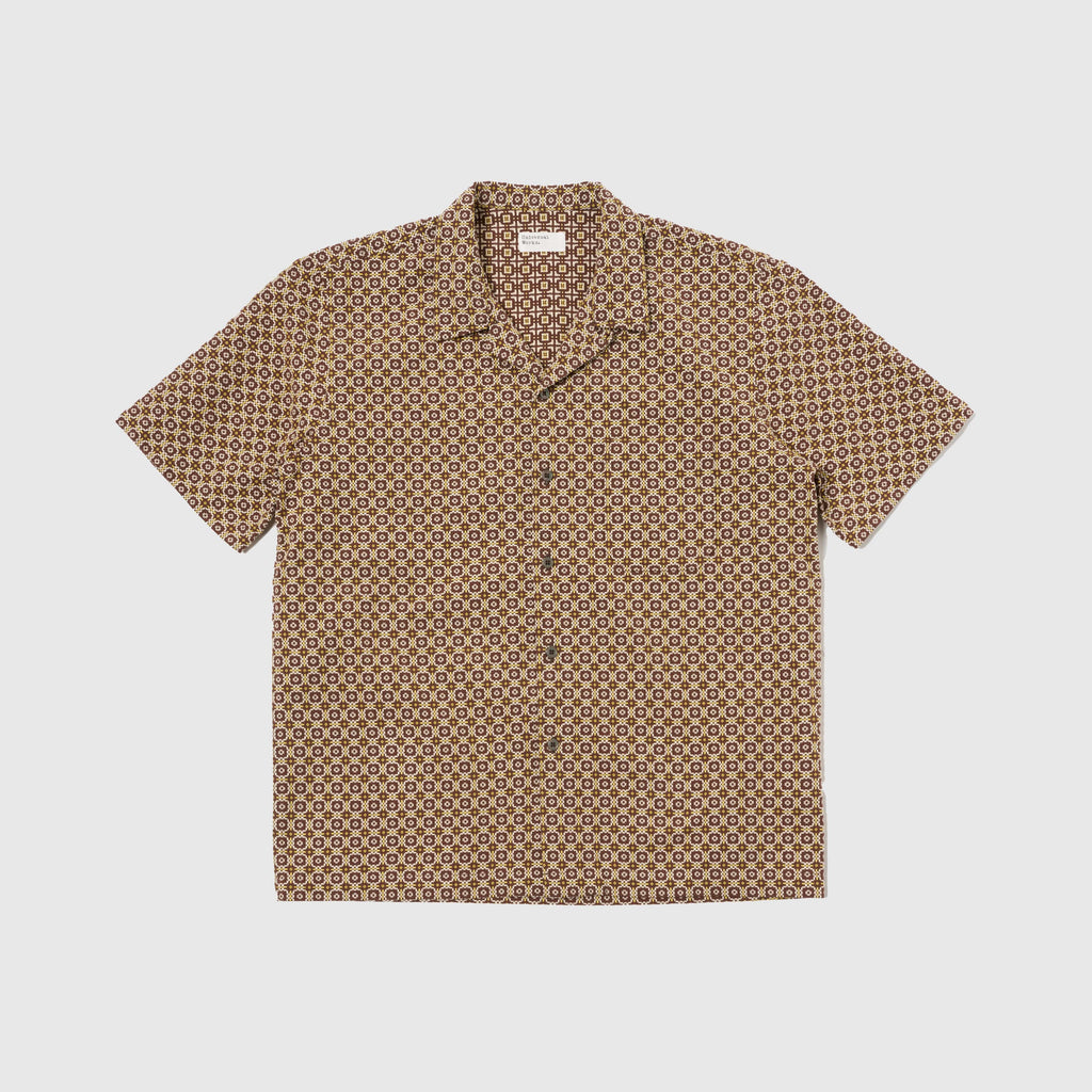 Universal Works Road Shirt - Brown - Front