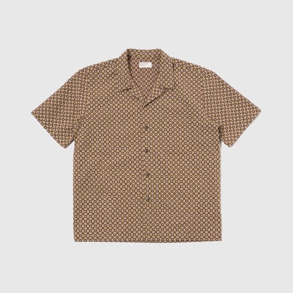 Universal Works Road Shirt - Brown - Front