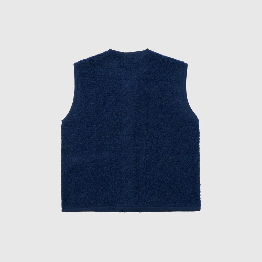 Universal Works Lancaster Gilet - Navy - Back