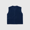 Universal Works Lancaster Gilet - Navy - Back