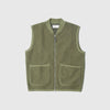 Universal Works Zip Waistcoat - Lovat - Front
