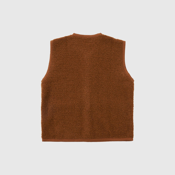Universal Works Lancaster Gilet - Brown - Back