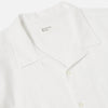 Universal Works Road Shirt - Ecru - Front Close Up