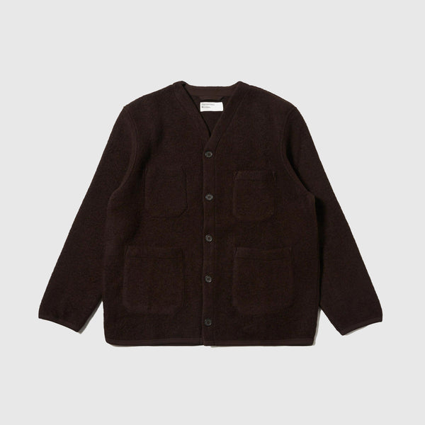 Universal Works Cardigan - Brown - Front