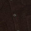 Universal Works Cardigan - Brown - Front Close Up