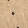 Universal Works Cardigan - Fawn - Front Close Up
