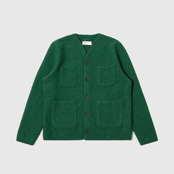 Universal Works Cardigan - Green - Front