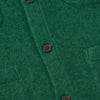 Universal Works Cardigan - Green - Front Close Up