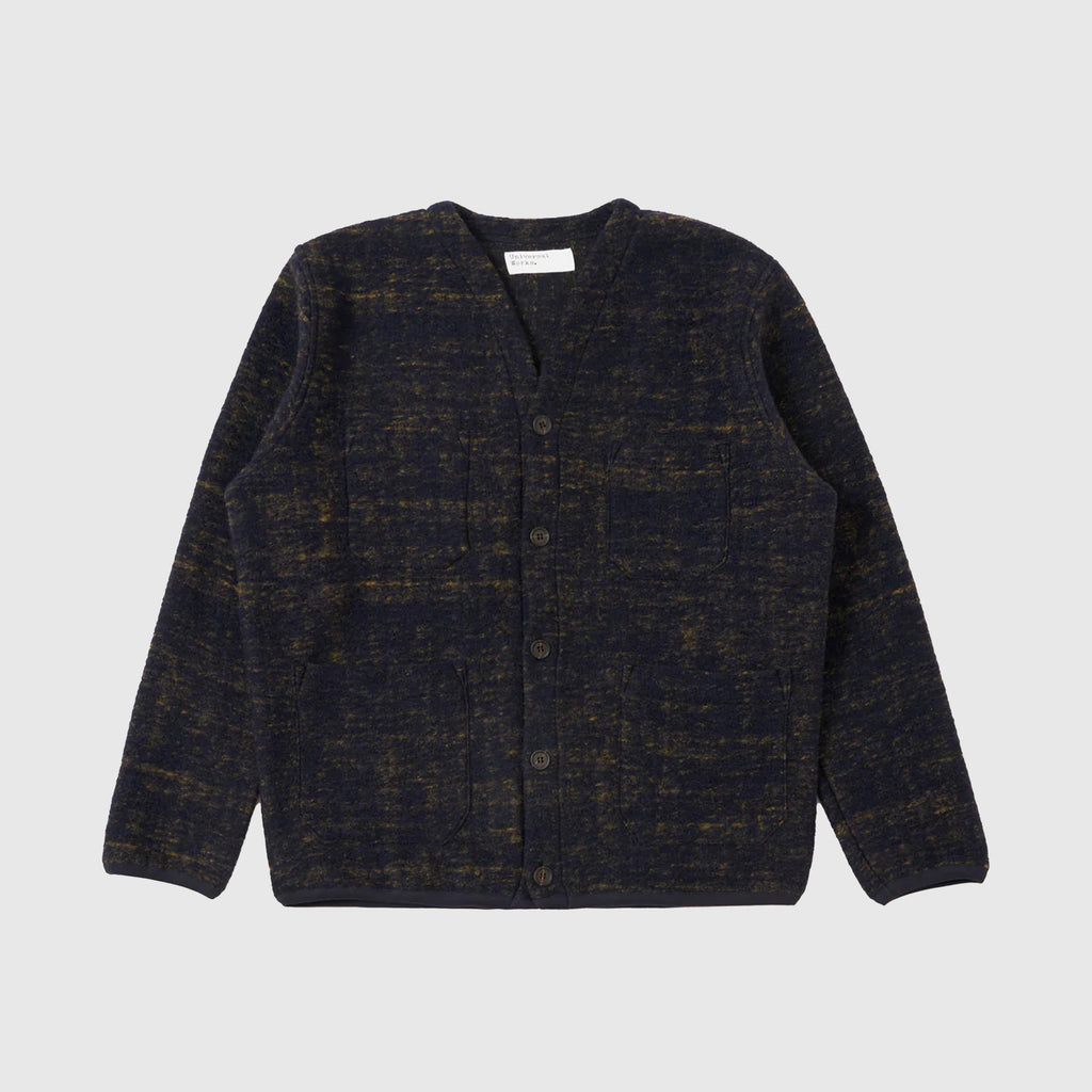 Universal Works Cardigan - Navy - Front