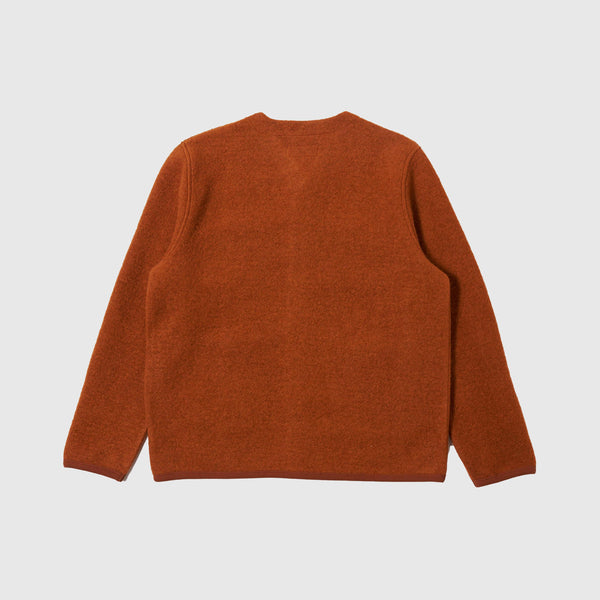 Universal Works Cardigan - Rust - Back