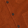 Universal Works Cardigan - Rust - Front Close Up