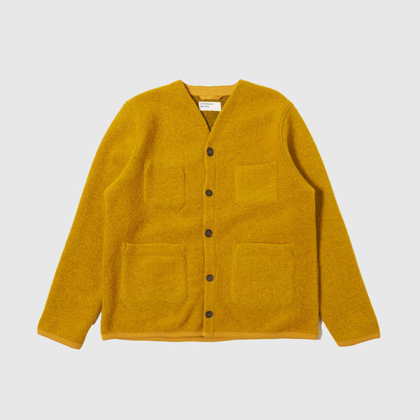 Universal Works Cardigan - Yellow - Front