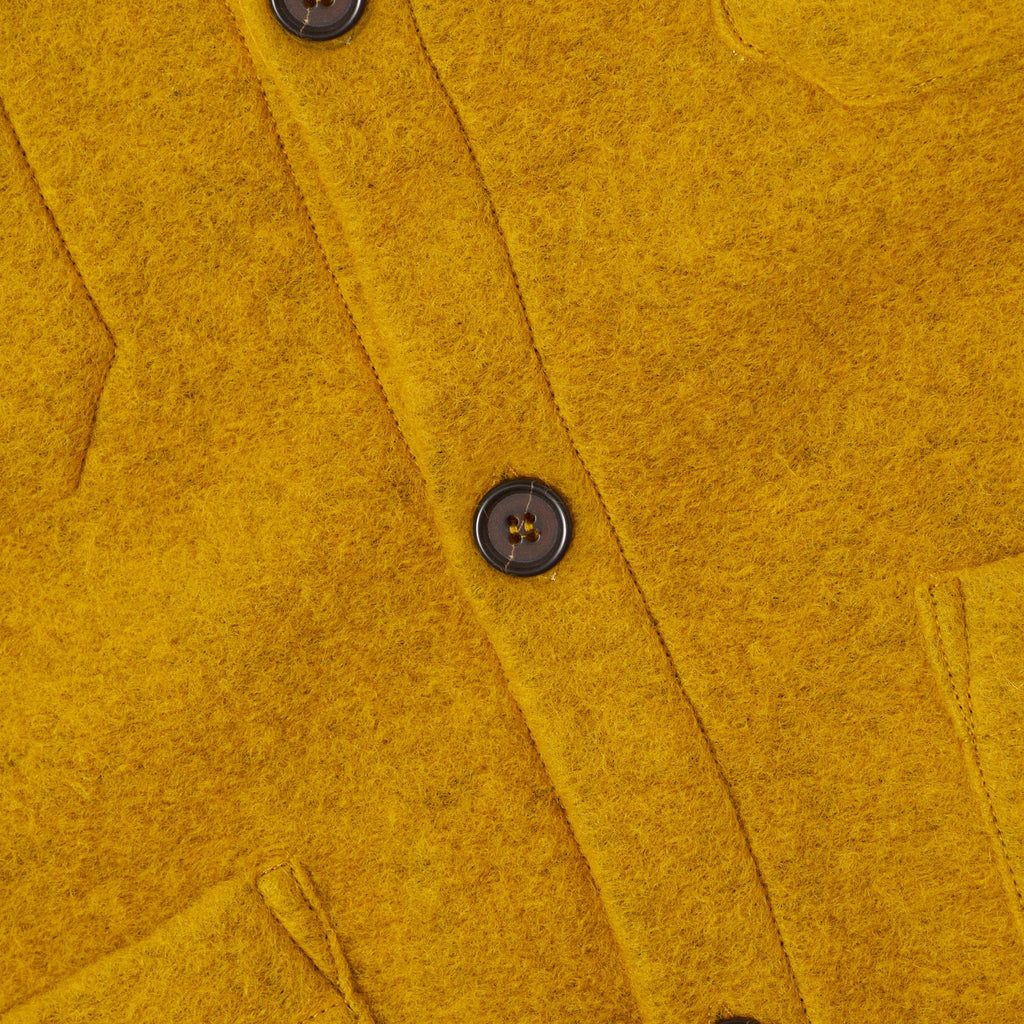 Universal Works Cardigan - Yellow - Front