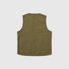 Universal Works City Waistcoat - Olive - Back