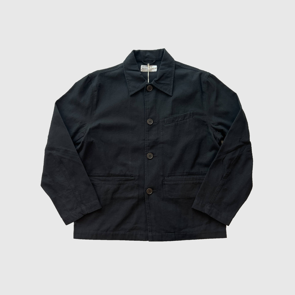 Universal Works Franck Jacket - Black - Front