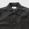 Universal Works Franck Jacket - Black - Front Close Up