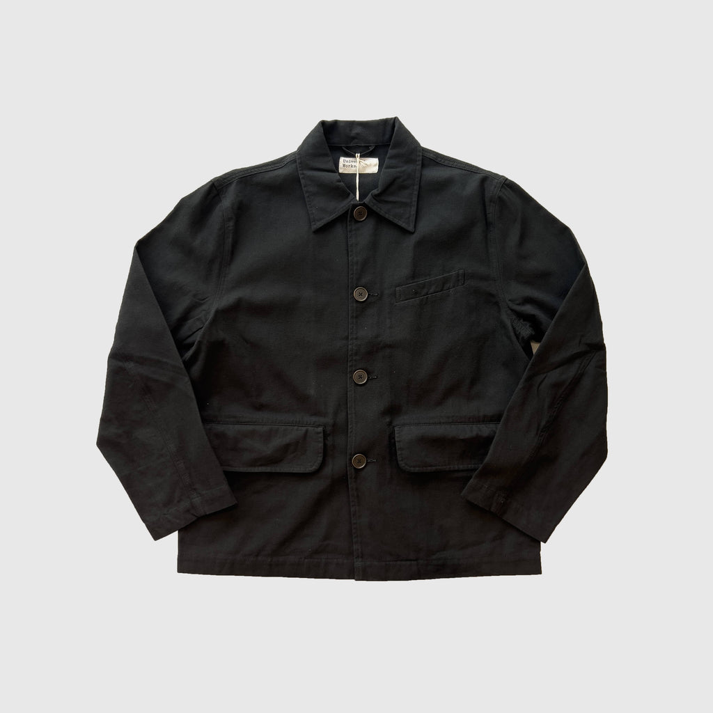 Universal Works Franck Jacket - Black - Front
