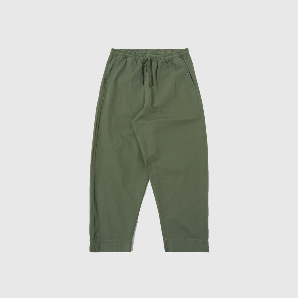 Universal Works Judo Pant - Olive - Front
