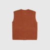 Universal Works Lancaster Gilet - Rust - Back