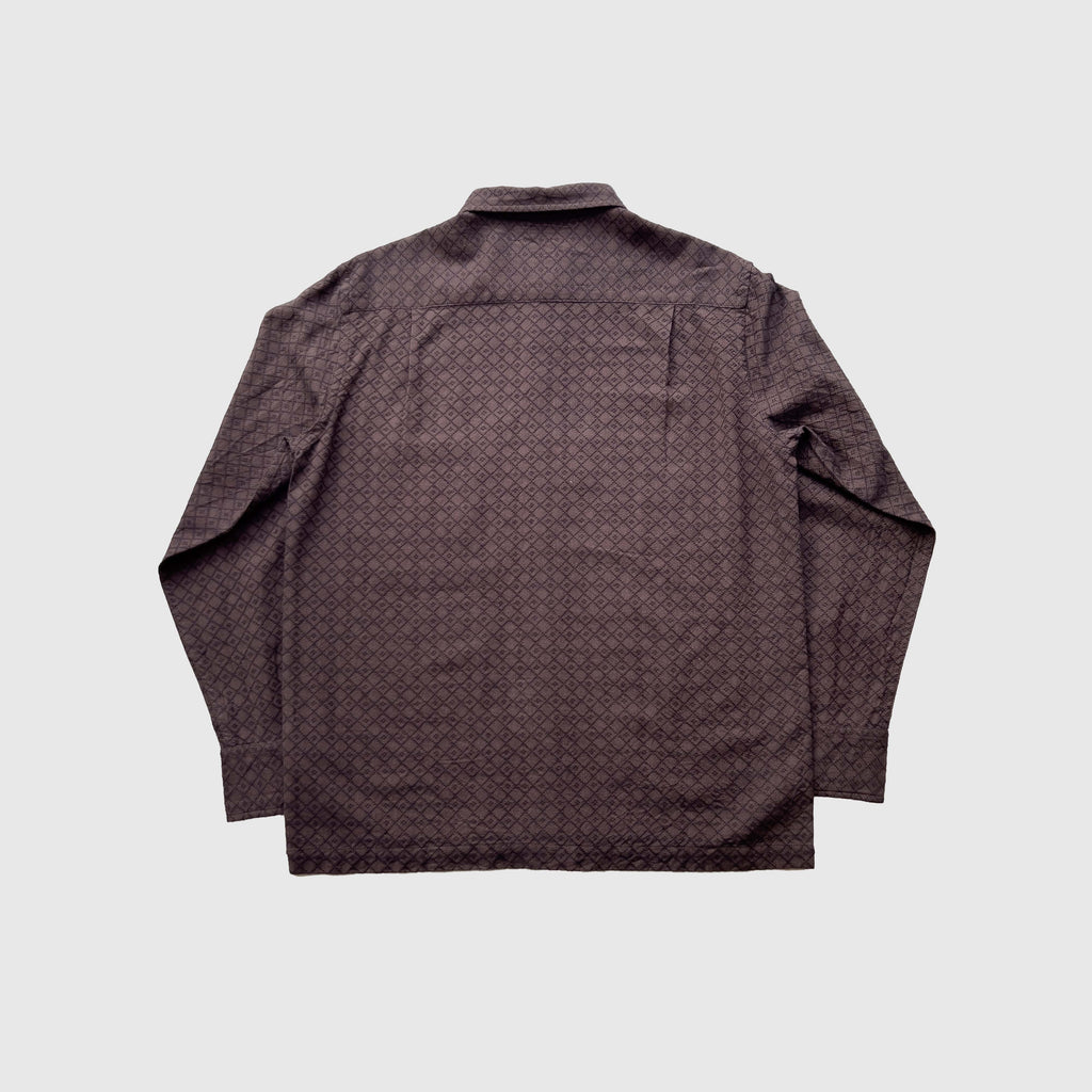 Universal Works Lucky Shirt - Brown - Back