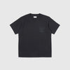  Universal Works Print Tee - Navy - Front