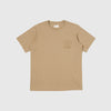 Universal Works Print Tee - Sand - Front